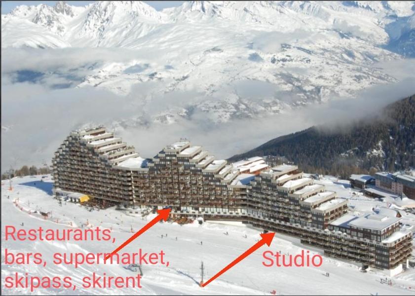 Studio Cosy 2100M Pied Des Pistes-Direct To Ski Slopes-Ski In Ski Out-La Plagne Aime 2000 Zewnętrze zdjęcie